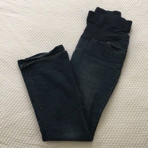 Dark Wash Maternity Jeans, Boot Cut